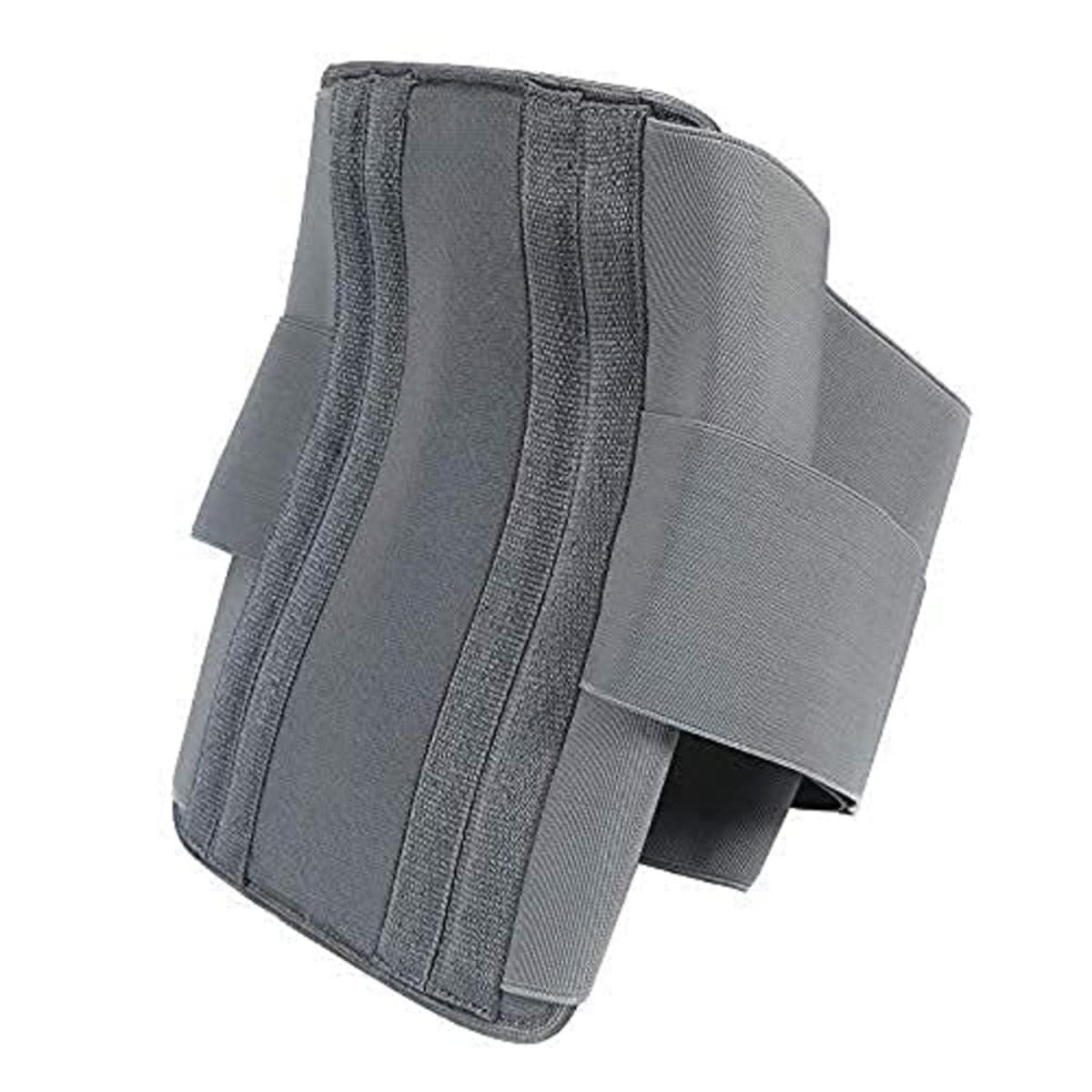 Picture of Lumbar Sacro Corset premium Support LS Waist Belt for Men/Women Lower Back Pain Relief w/Dual Adjustable Straps - Light Ash