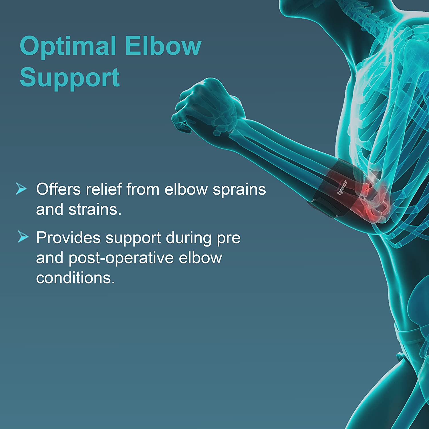 Picture of Tynor Tennis Elbow Support(Pain Relief,Forearm,Elbow)