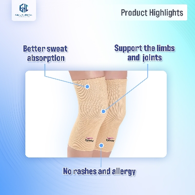 Picture of Tynor Knee Cap Pair(Relieves Pain, Support, Uniform Compression) - Beige