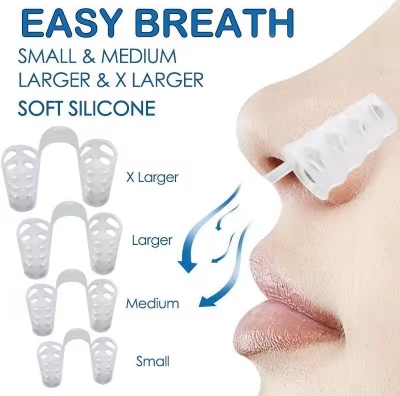 Picture of 8pc Anti-Snoring Device Prevent Snoring Sleeping Prevent Nasal Congestion Snoring Nose Clip Easy Breathe Improve Sleeping - Multicolor