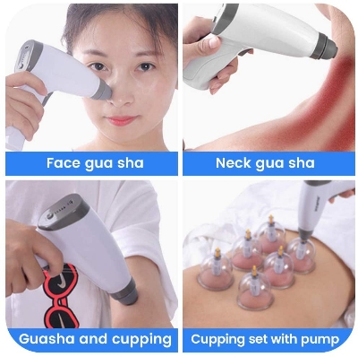 Picture of Electric Vacuum Cupping Massage Set, Vacuum Massager, Cupping Therapy Set, Anti Cellulite Suction Cups, Physiotherapy Jars - Multicolor