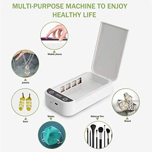 Picture of Led Uv Sterilizer Box - 99% Clean Anything Within 5 Mins - Portable Multi-Function Electric Cleaner Case Box for Cell Phone, Jewelry, Pacifier, Watches, Toy, Keys