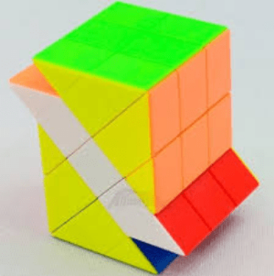 Picture of Tower Rubik Cube 3X3X3  Stickerless Smooth Puzzle Multicolor