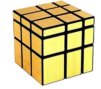 Picture of Premium QIYI Mirror Speed Cube 3x3 Dysmorphism Magic Cube Puzzle Toy Blue 