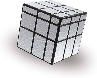 Picture of Premium QIYI Mirror Speed Cube 3x3 Dysmorphism Magic Cube Puzzle Toy Blue 