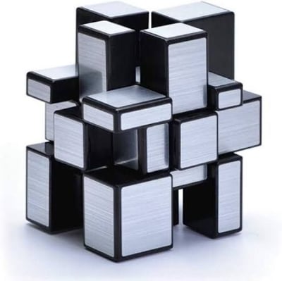 Picture of Premium QIYI Mirror Speed Cube 3x3 Dysmorphism Magic Cube Puzzle Toy Blue 