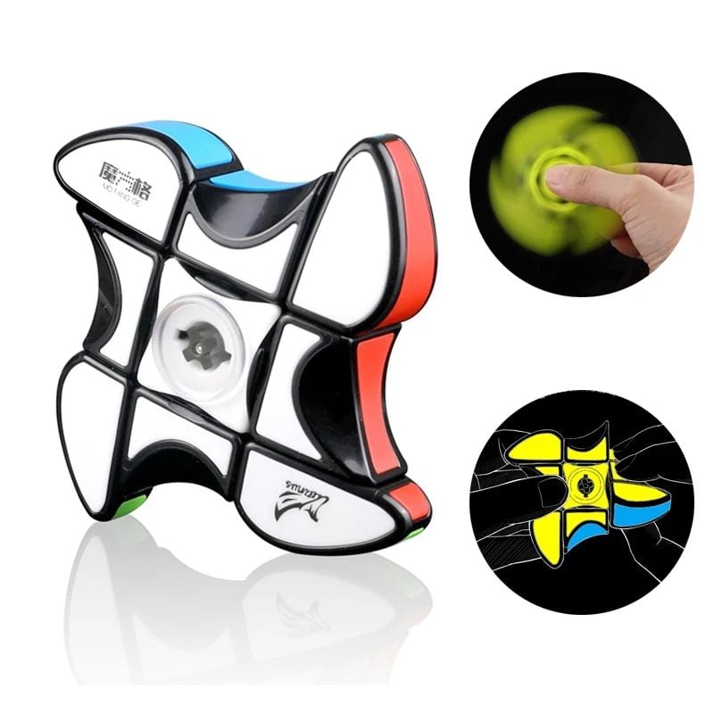 Picture of QiYi Cuberspeed 1x3x3 Spinner Speed Cube Puzzle (1x3x3 Windmill Spinner) 