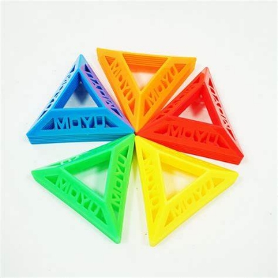 Picture of (With cube stand) High Speed Magic Rubik Cube Puzzle 3X3 Multicolor, Stickered