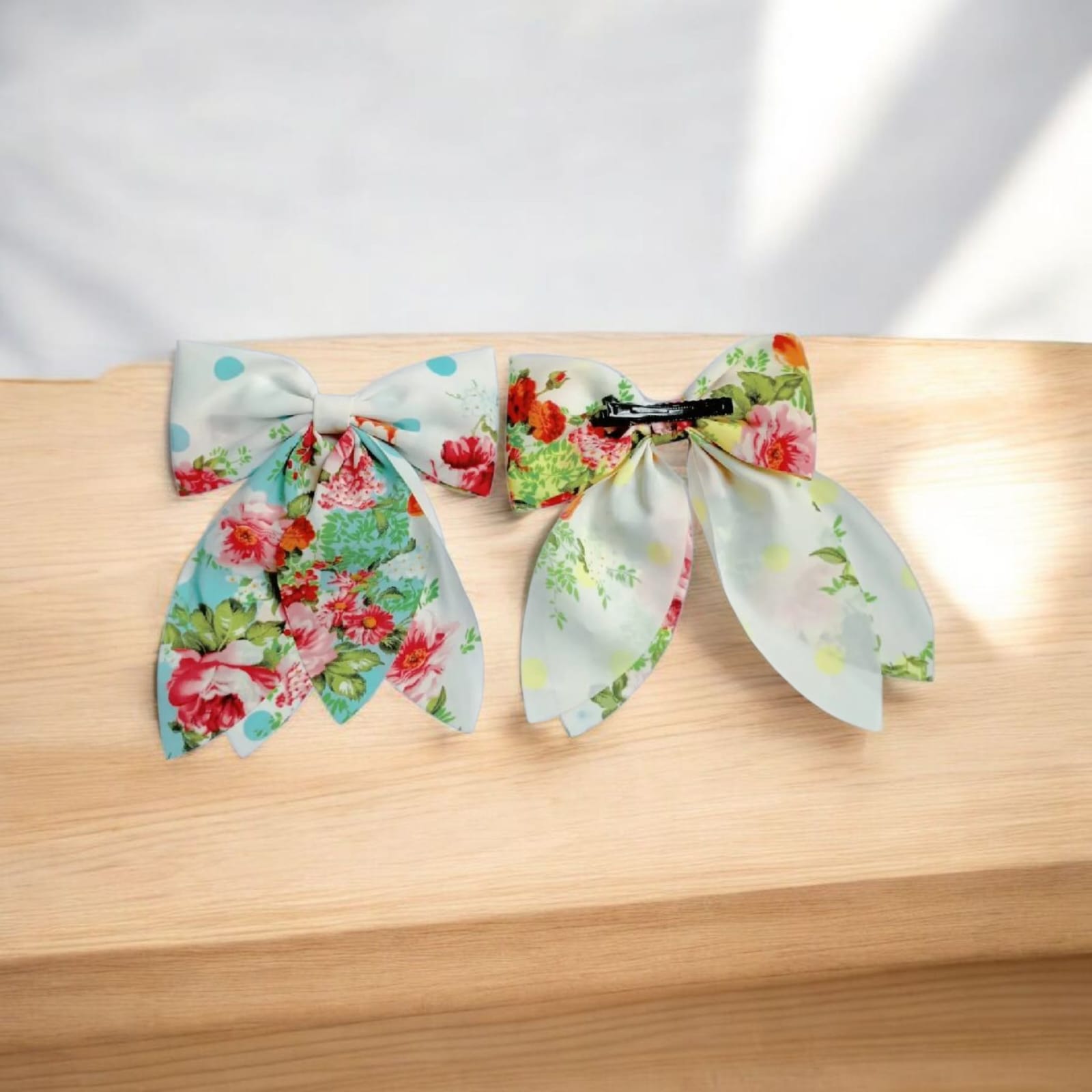 Picture of Elegant Bow Ribbon Hair clip Fashon Accessories for Girls - Multicolor