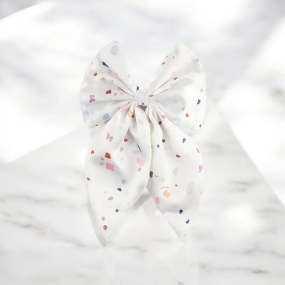 Picture of Elegant Bow Ribbon Hair Clip Fashon Accessories for Girls - Multicolor
