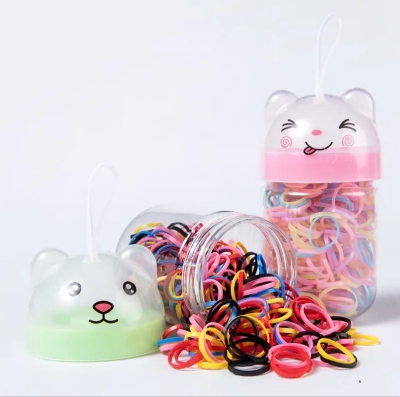 Picture of 160 Pcs / Set Baby Hair Bands For Children Mixed Colour - Multicolor