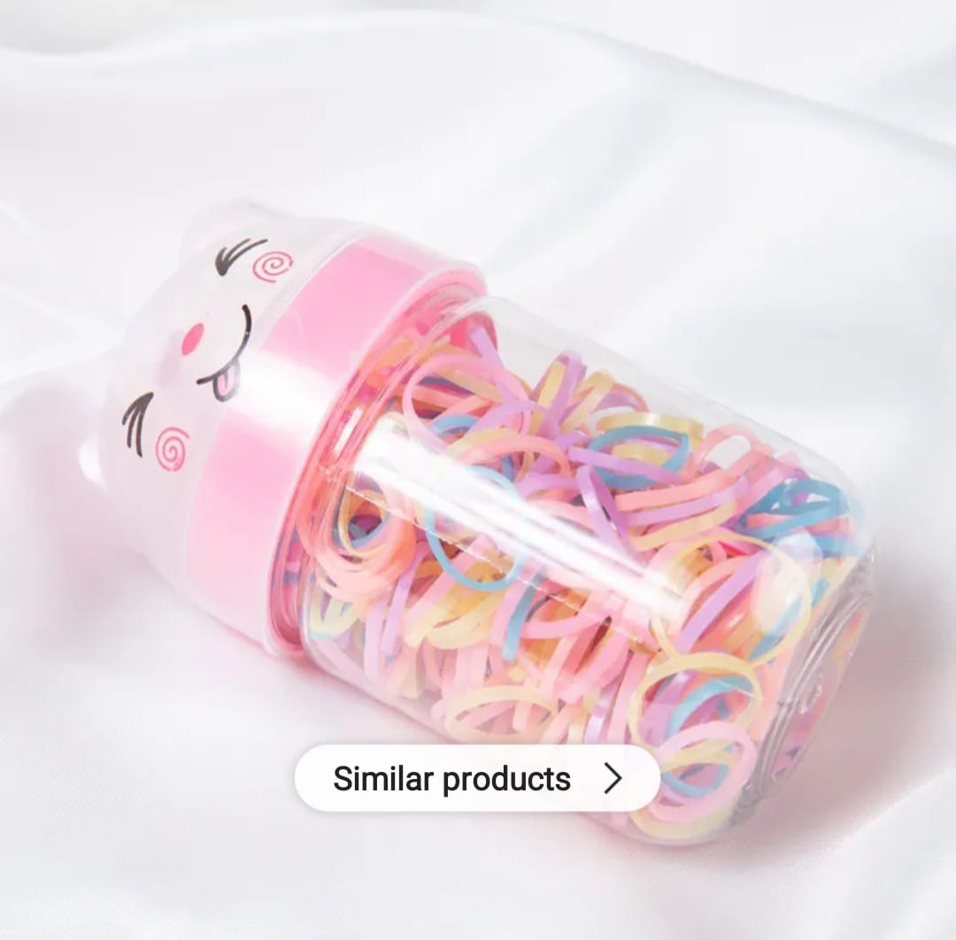 Picture of 160 Pcs / Set Baby Hair Bands For Children Mixed Colour - Multicolor