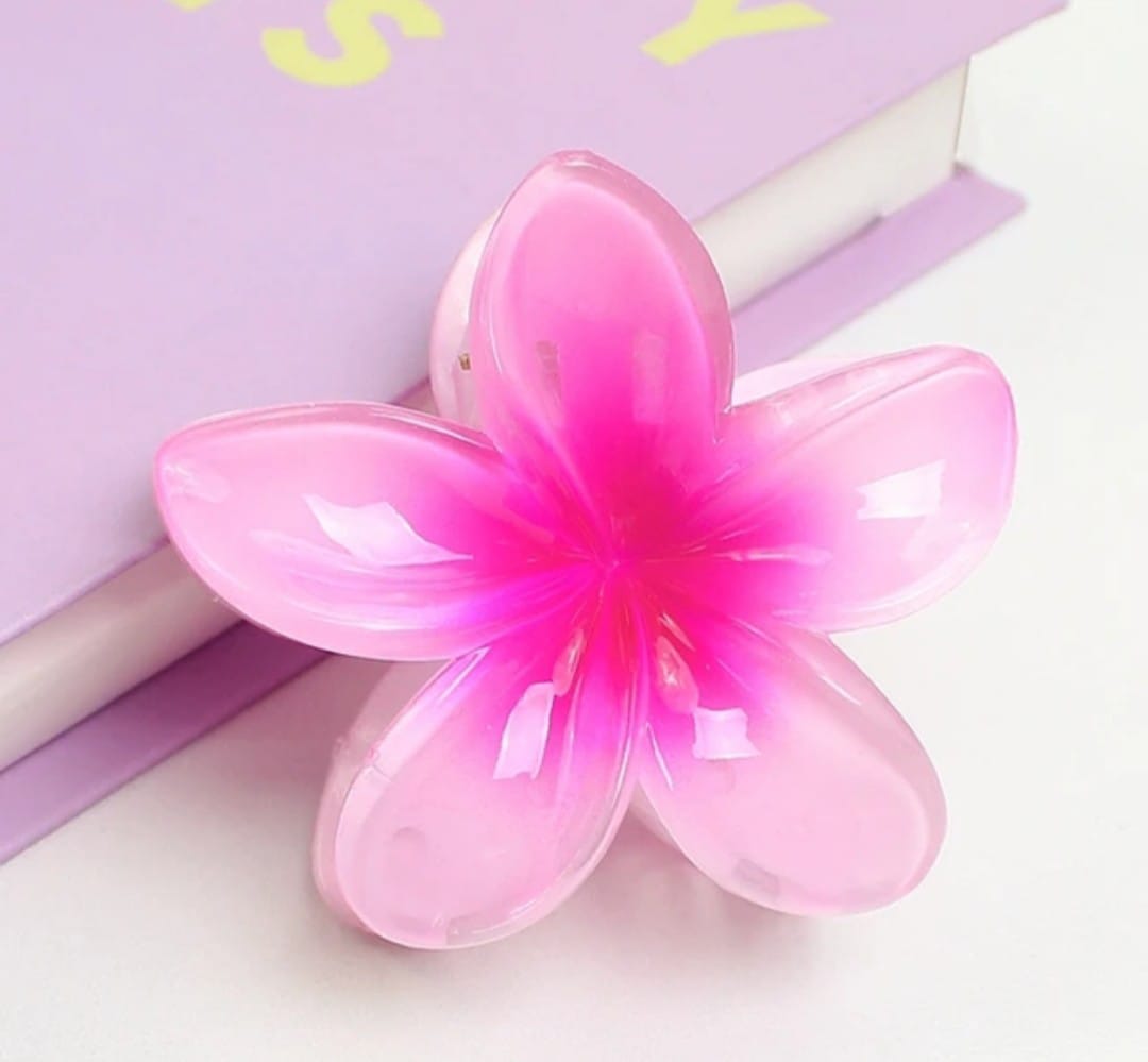 Picture of 4 pcs Flower Hair Clip  tourist Vacation Hair Clip for girl - Multicolor