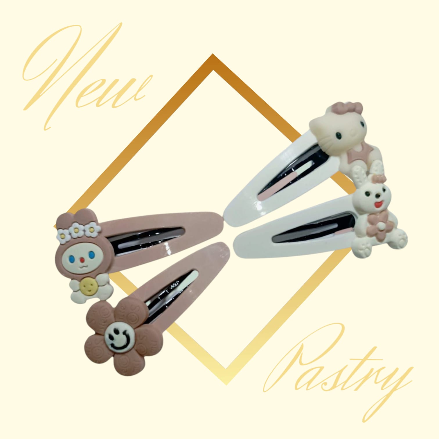 Picture of 4 pcs Baby Hair Clip Set