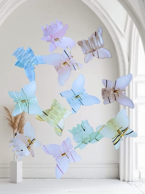 Picture of Stylish 2 pcs Hair ClipHair or Accessories For Girls - Multicolor