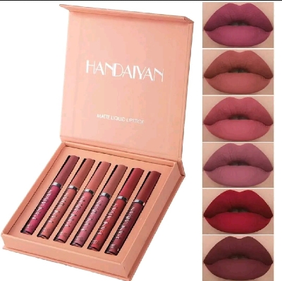 Picture of HANDAIYAN 6 Colour's Liquid Waterproof Lipsticks 