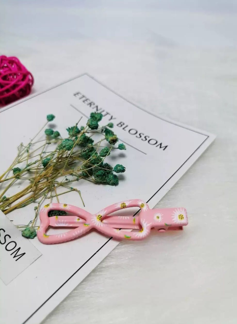 Picture of 4 pcs Metal Hair Clips Set for Girls Kid Accessories - Multicolor