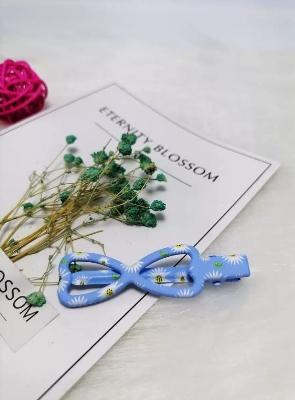 Picture of 4 pcs Metal Hair Clips Set for Girls Kid Accessories - Multicolor