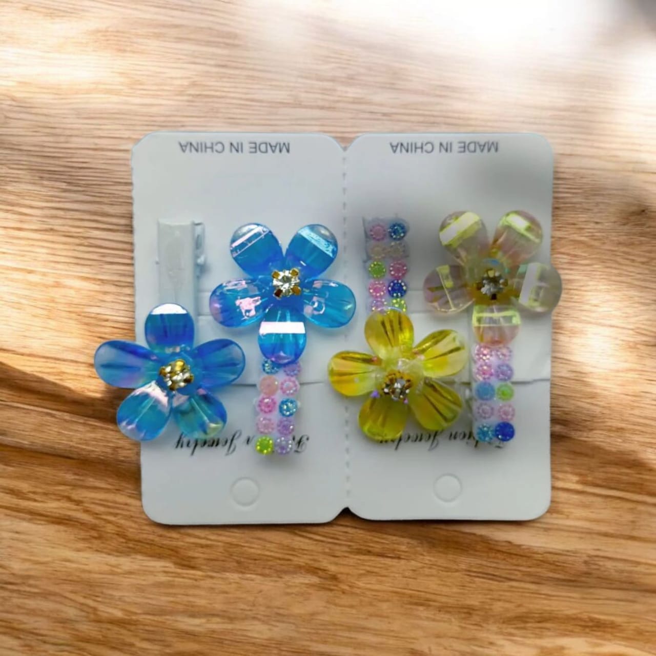 Picture of 4 Pcs Hair Clip Band for Girl - Multicolor