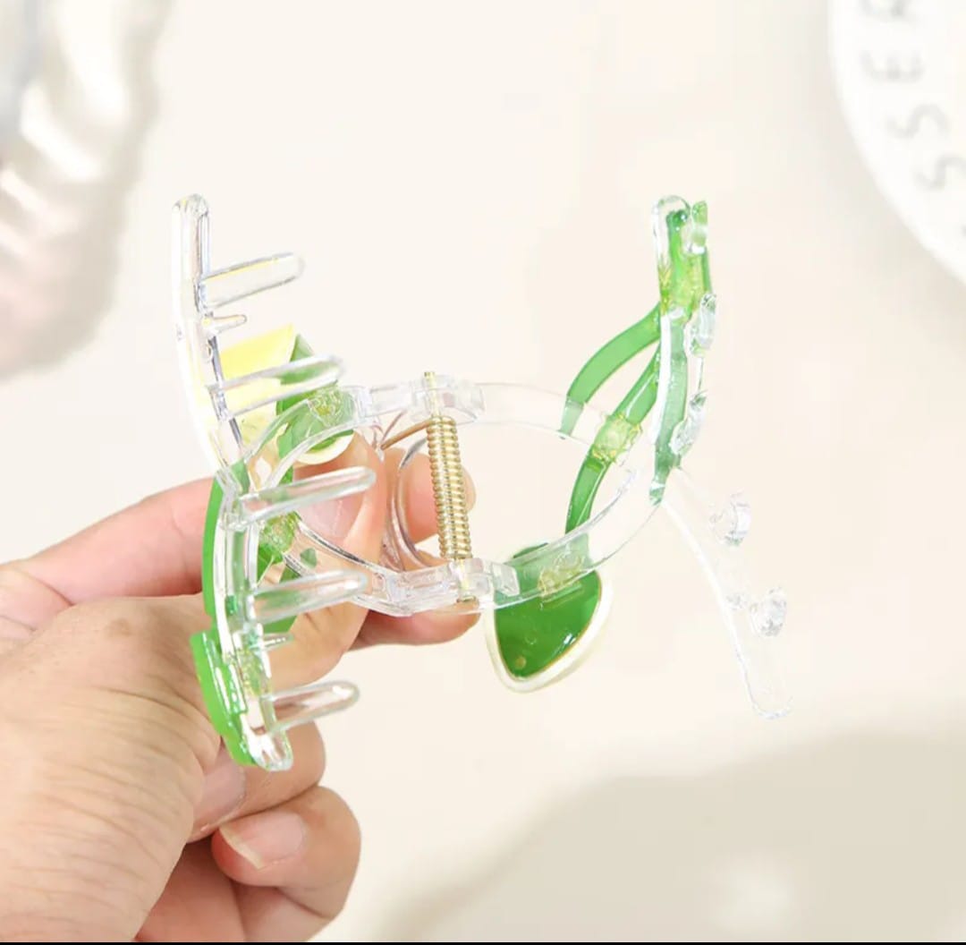 Picture of 2 pcs Tulip Hair Clip's Elegant Claw clik for Women - Multicolor