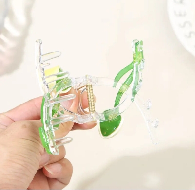 Picture of 2 pcs Tulip Hair Clip's Elegant Claw clik for Women - Multicolor