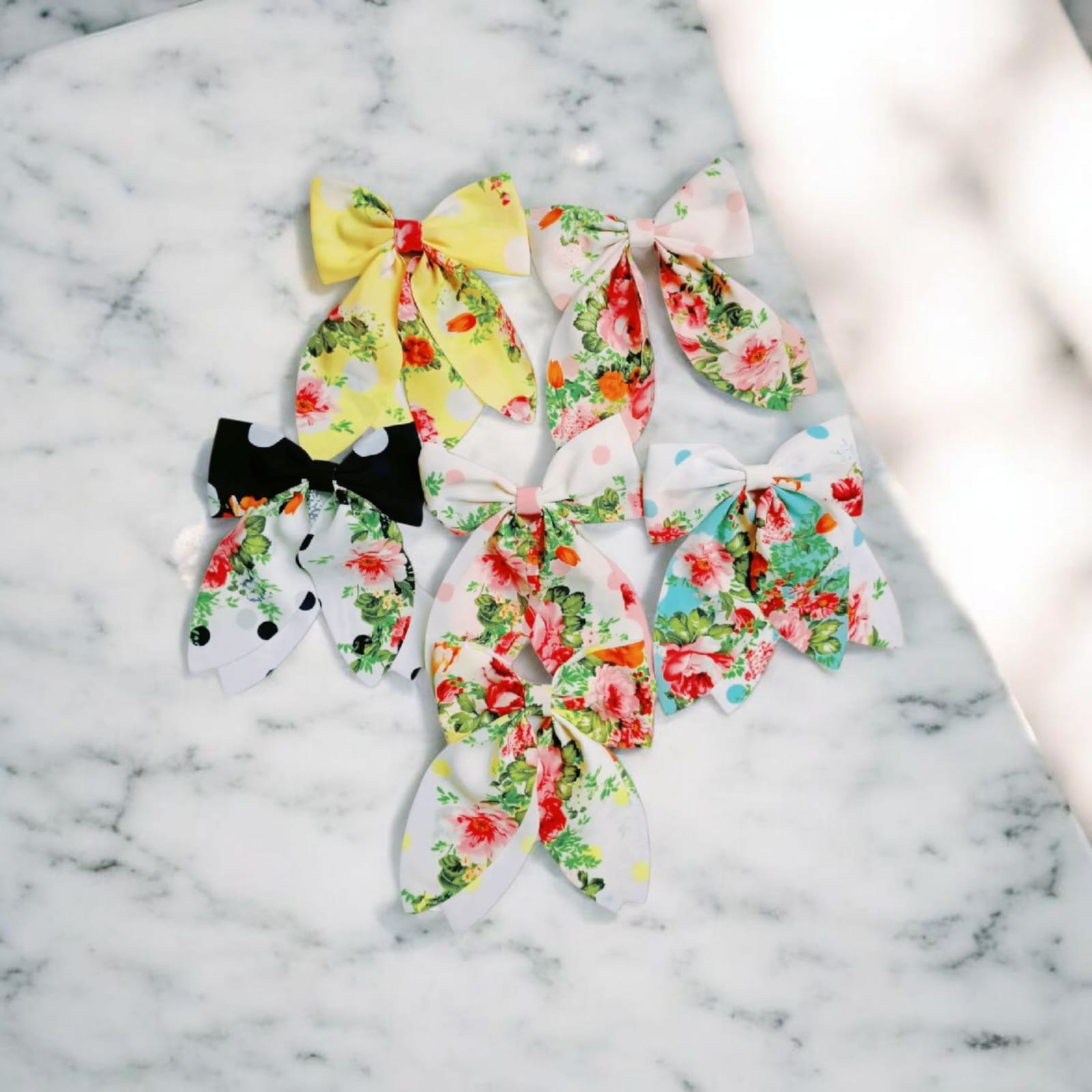 Picture of Elegant Bow Ribbon Hair clip Fashon Accessories for Girls - Multicolor