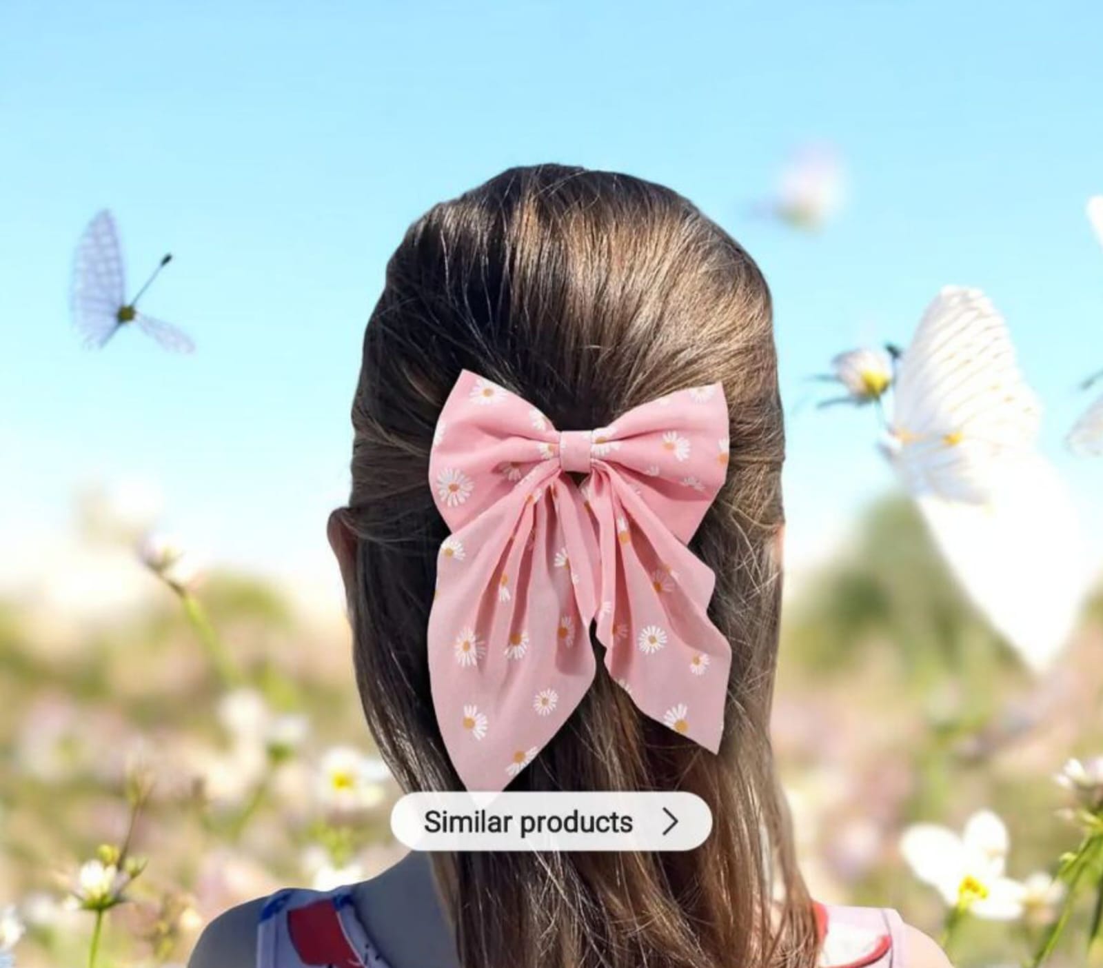 Picture of Elegant Bow Ribbon Hair Clip Fashon Accessories for Girls/baby - Multicolor