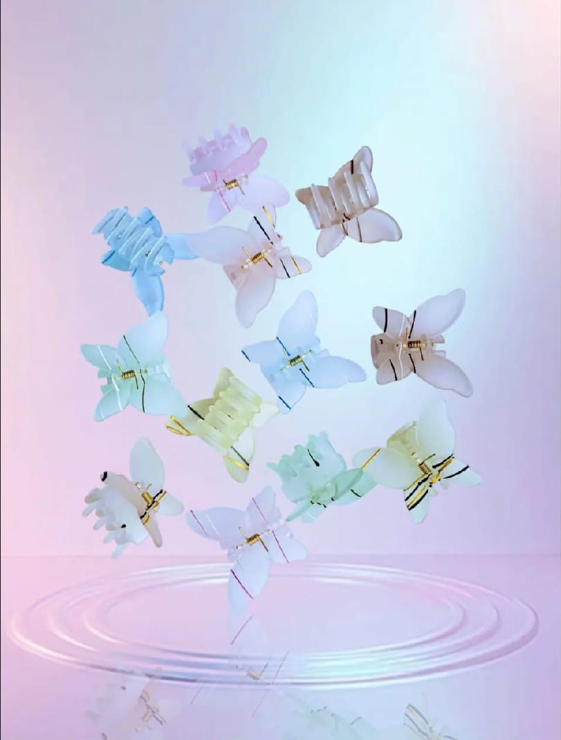 Picture of 4 pcs Hair Kakra Band and Hair Accessories for Girl. - Multicolor