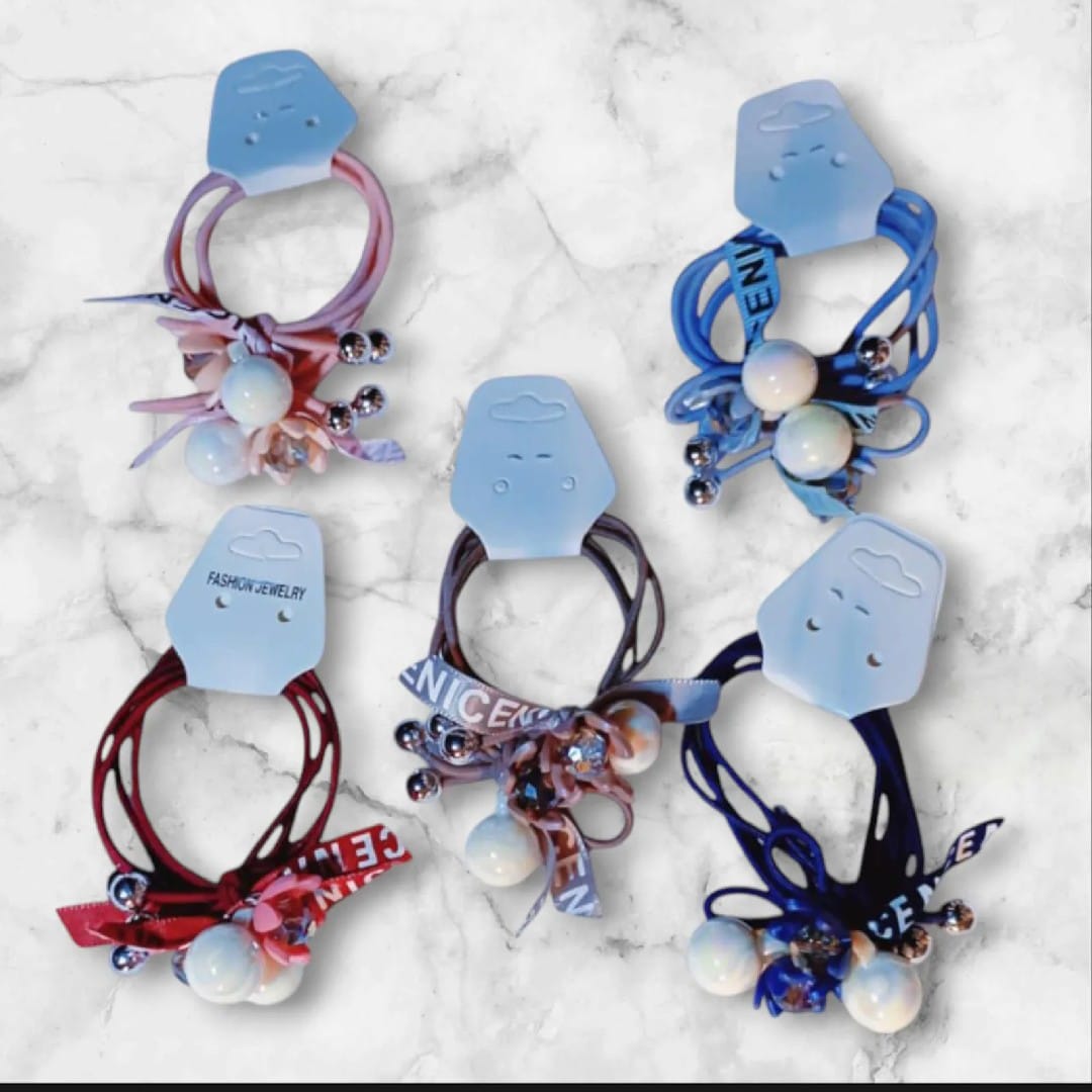 Picture of 4 pcs Headbands Women Elastic Hair Accessories - Multicolor