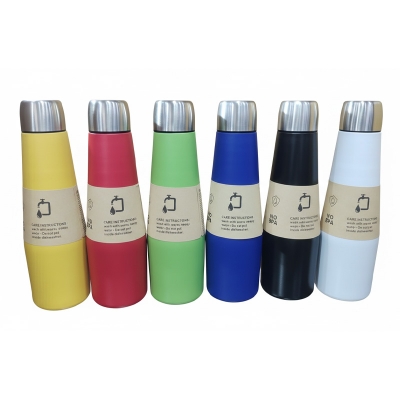 Picture of Stainless Steel Body 500 Ml Drinking water bottle with 6 more different colours. - Multicolor