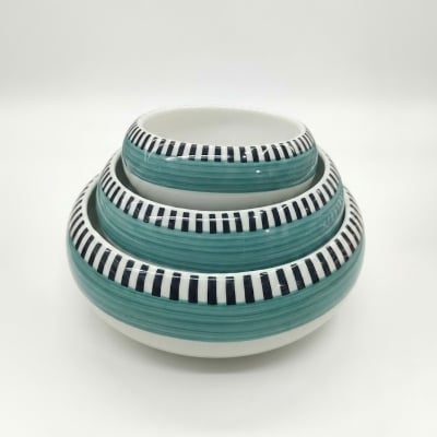 Picture of Premium Quality Ceramics 3 Pcs Serving Dish 2/1/.5 Ltr Capacity