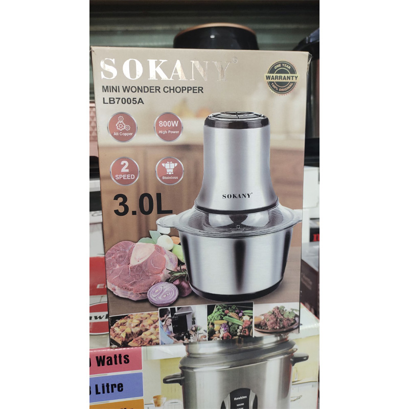 Picture of Sokany 3 Ltr Capacity Mini Wonder Chopper