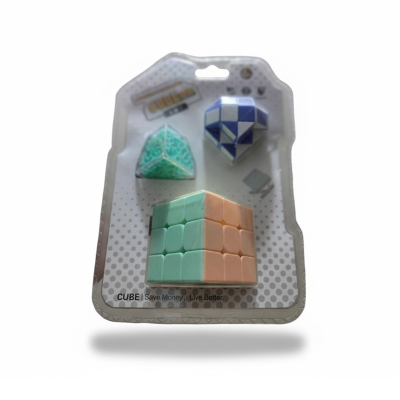 Picture of 3 in 1 - Rubics Cube / Snack cube / Ruler cube - Best gift product -Promotion branded Multicolor