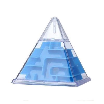 Picture of 3D Puzzle Maze Toy Hand Game Maze Pyramid Brain Game Challenge Puzzle Multicolor