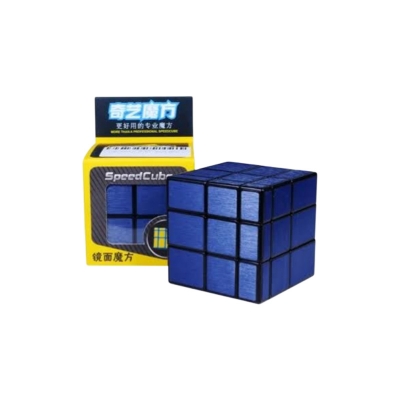 Picture of Premium QIYI Mirror Speed Cube 3x3 Dysmorphism Magic Cube Puzzle Toy Blue 