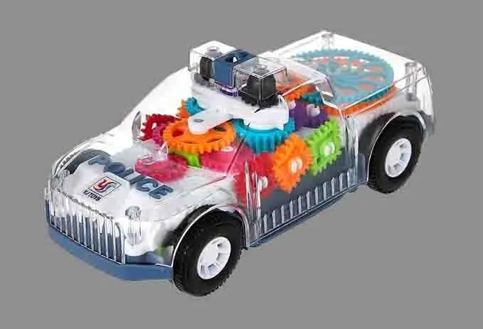 Picture of Police gear car and Electric functional music Car