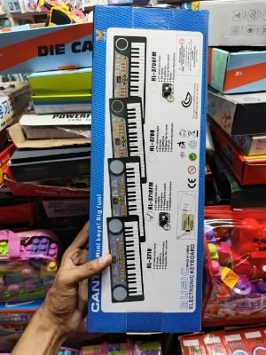 Picture of Canto-Electronic 37 Keys Musical Keyboard Piano With 8 Tone and 8 Beats, Tempo Adjusting, Microphone and FM Radio-Great Toy Gift