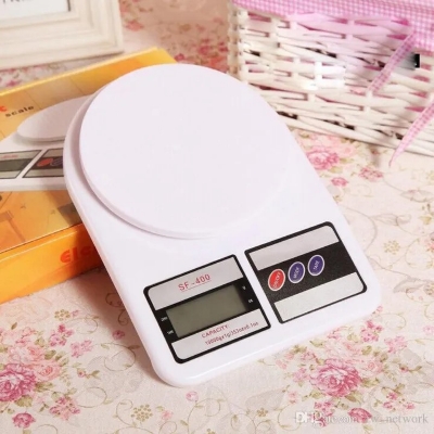 Picture of Digital Scale 10kg 1g Household Weight Scales Platform Electronic Balance Kitchen scale Baking Measure Food Cooking Tools White
