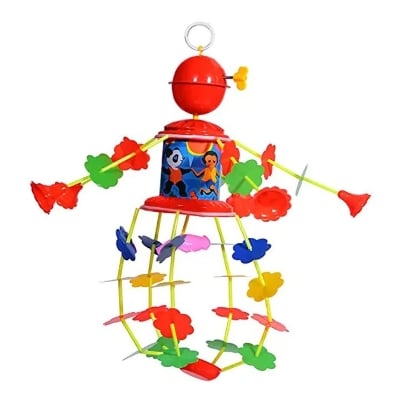 Picture of Musical Merry Go Round Toy With Soothing Sound For Kids - Multi Color