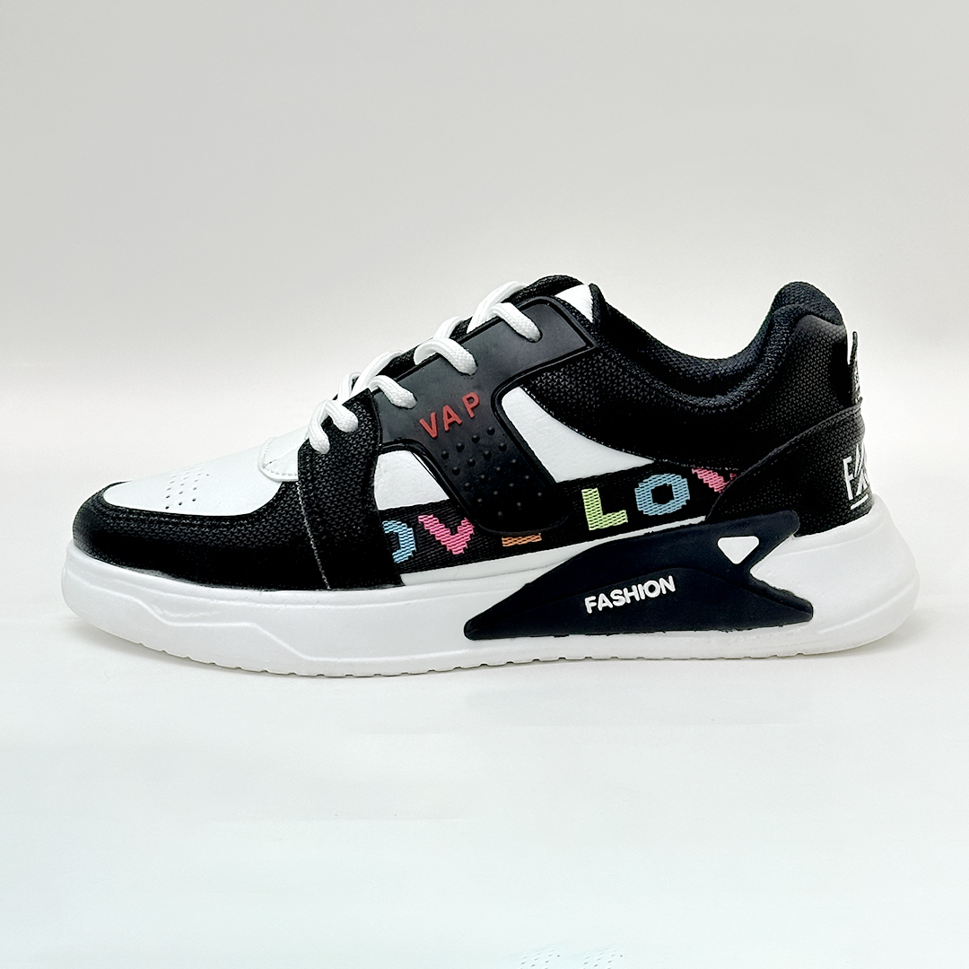 Picture of Black & White Stylish and Fashionable Winter and Summer Exclusive Sneakers Converse Shoes for Men-Multicolor