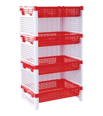 Picture of 4 Step Lotus Fence Rack Two Color 
