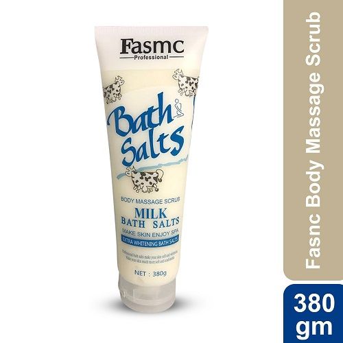 Picture of Fasmc Milk Bath Salts 380g Bath Scrubs - White