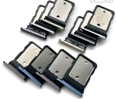 Picture of Google Pixel 6A  Sim Card Slot Tray Holder Sim Card Reader Socket - Black