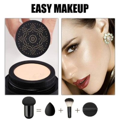 Picture of Mushroom Head Make up Air Cushion Moisturizing Foundation Air-permeable Natural Brightening Makeup CC Cream - 