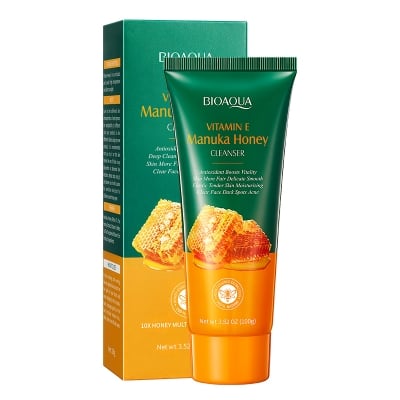 Picture of BIOAQUA Vitamin E Antioxidant Deep Cleansing Manuka Honey Face Cleanser- 100g - 