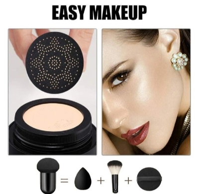 Picture of Mushroom Head Make up Air Cushion Moisturizing Foundation Air-permeable Natural Brightening Makeup CC Cream - 