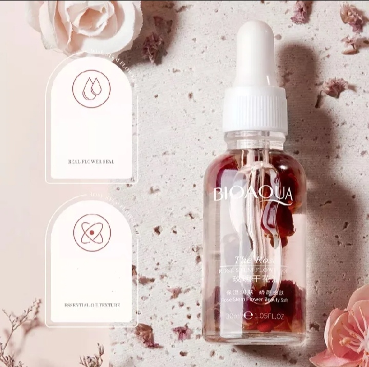 Picture of BIOAQUA Rose essential oil pure Moisturizing Lock water Body massage nursing Brighten skin flower essential oil-30ml - 