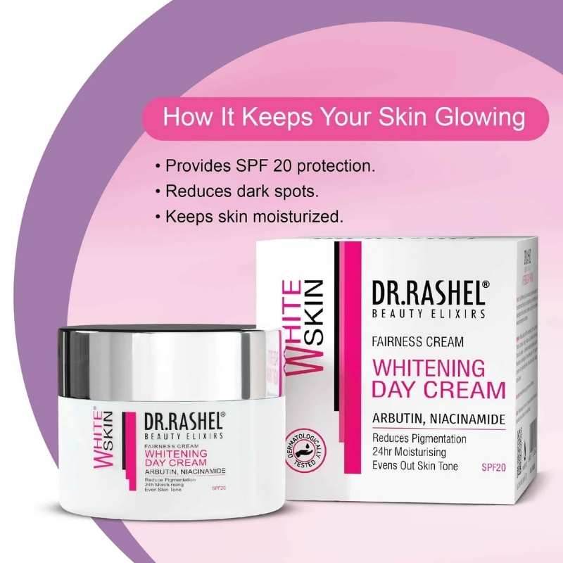 Picture of Dr. Rashel Whitening Fairness Day Cream with SPF 20- 50g - 