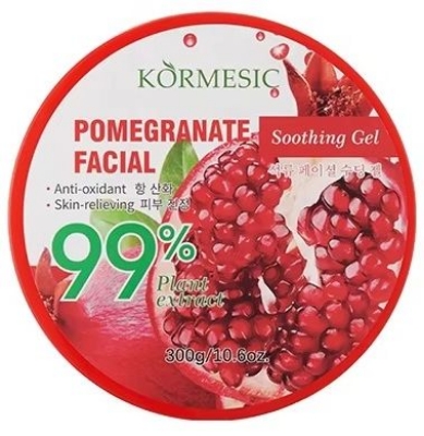 Picture of Kormesic Pomegranate 99% Plant Extracted Facial Soothing Gel- 300g - 