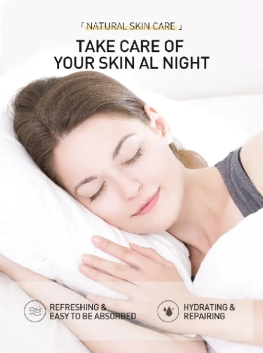 Picture of LAIKOU 5 Pcs/Set Sakura Moisturizing & Repairing Face Sleeping Mask- 3g/Each - 